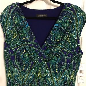 Jones New York Multi Colored Dress Size 14W